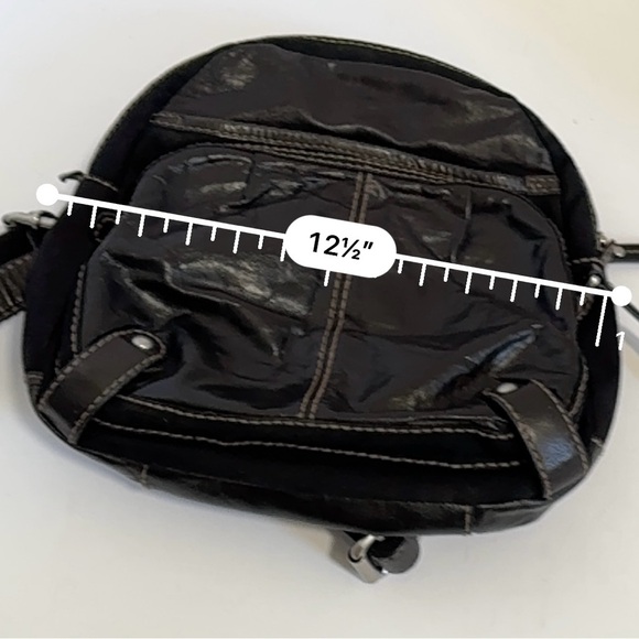 Vintage FOSSIL Small/Mini Leather Backpack - Picture 10 of 11